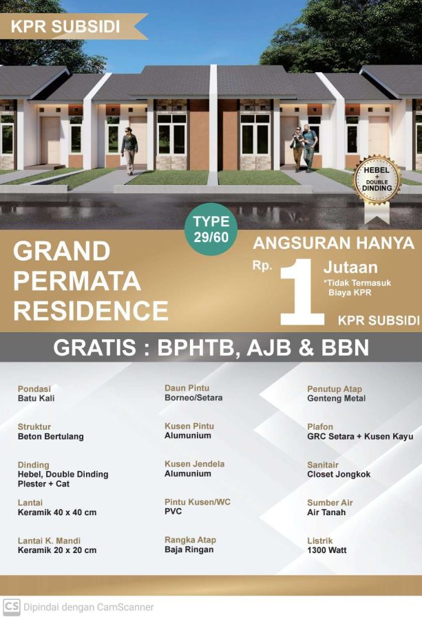 grand permata residence new babelan bekasi