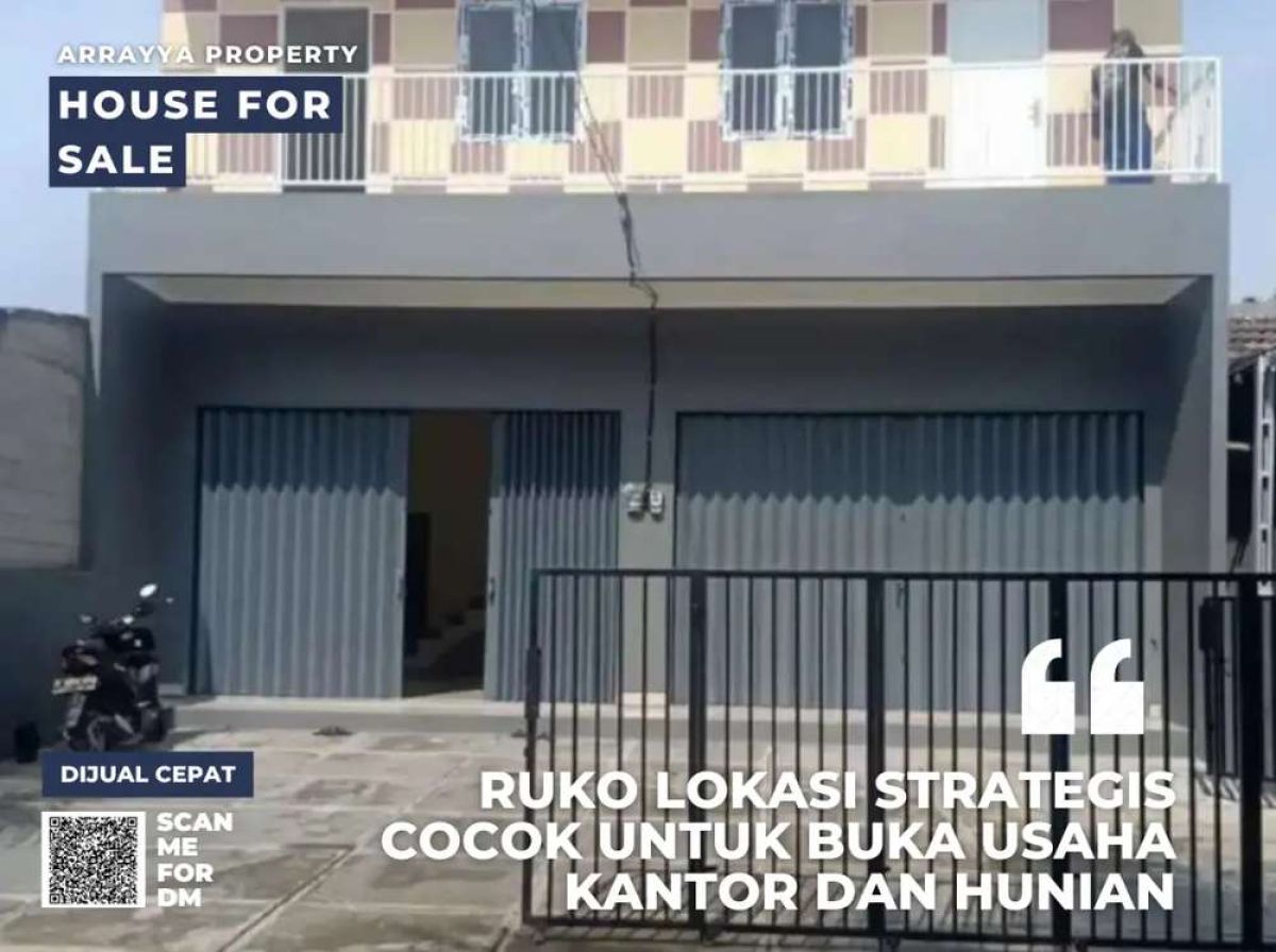Ruko Dijual Cepat Lokasi Strategis Jalan Raya Puspitek Dekat BSD City