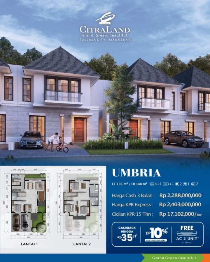 Cluster Umbria By Citraland Tallasa City