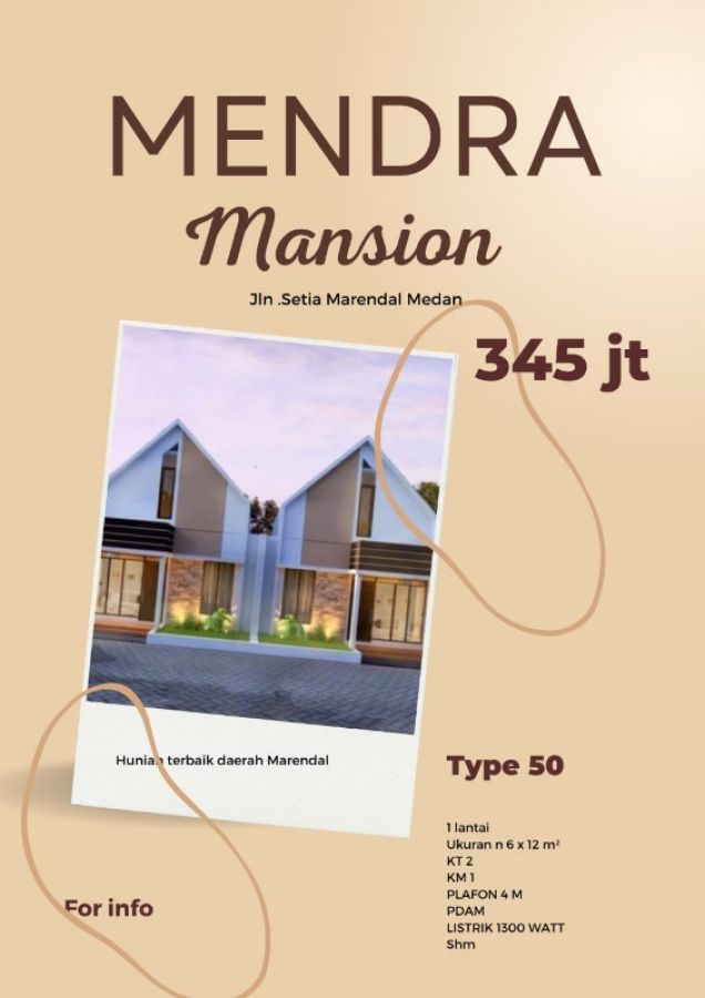 Mendra Mansion dg konsep Scandinavian yg sedang viral