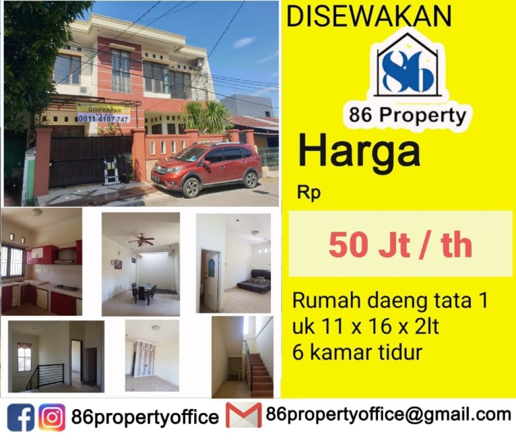 DISEWAKAN RUmah daeng tata 1 dkt kumala