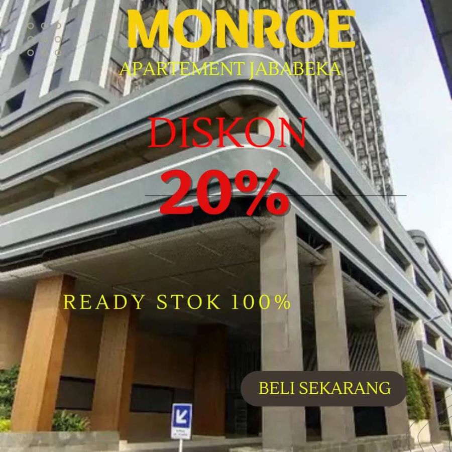 Apartemen Monroe paling murah di pusat kota jababeka cikarang