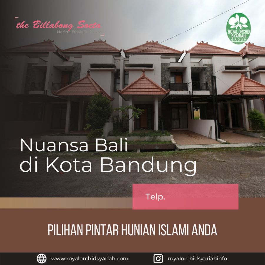 Rumah Islami Ready Stock dan Siap Bangun di kota Bandung, DP 0 %