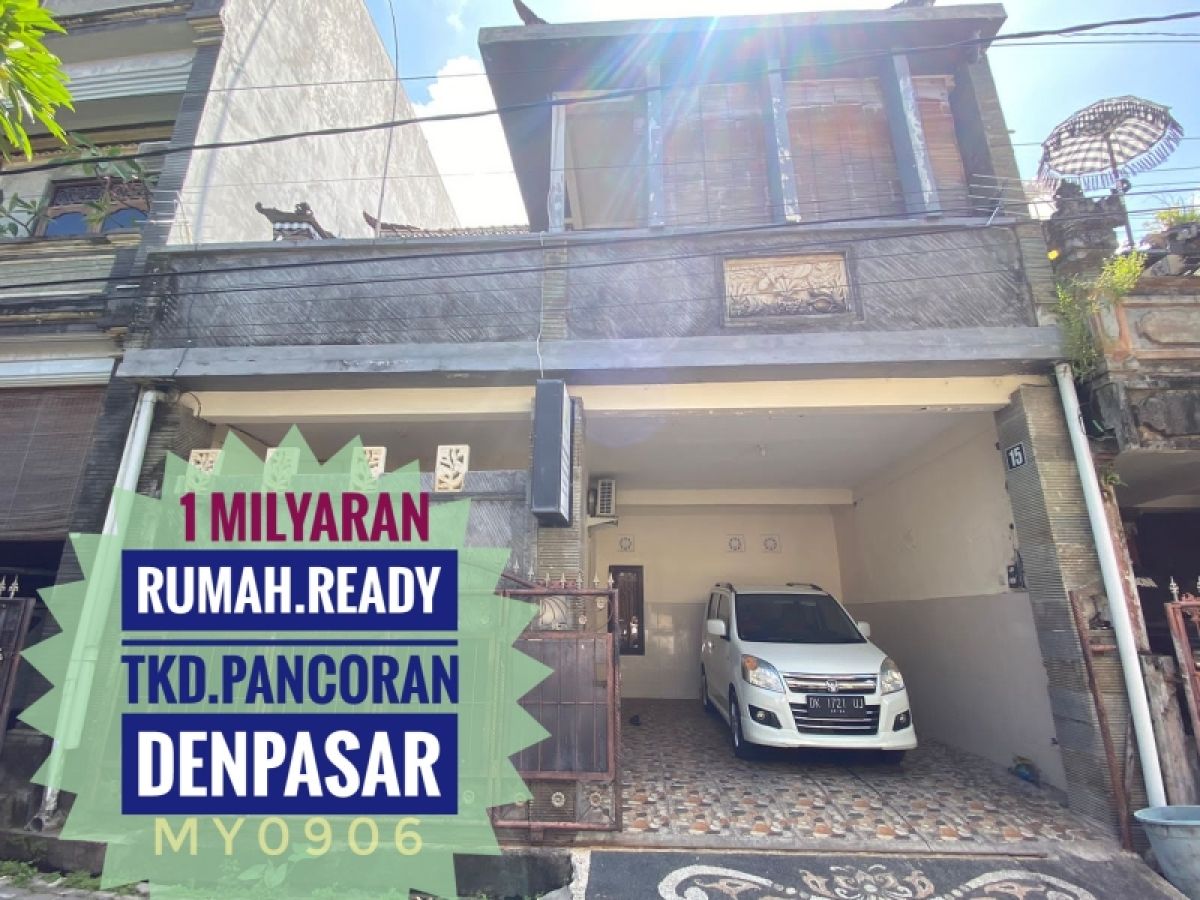 jual Rumah Siap Huni 3 kamar Panjer Denpasar Bali