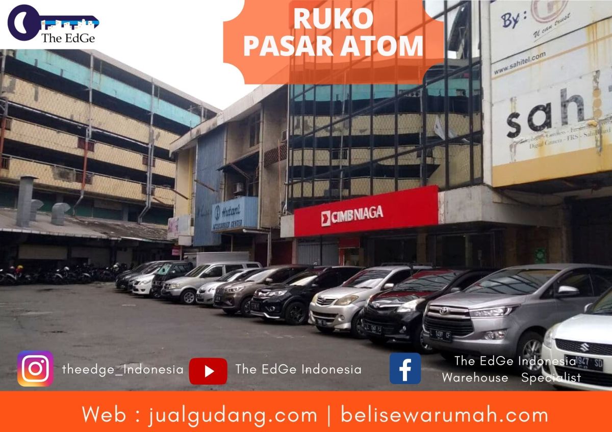 Dikontrakan Ruko Pasar Atom Surabaya - The EdGe