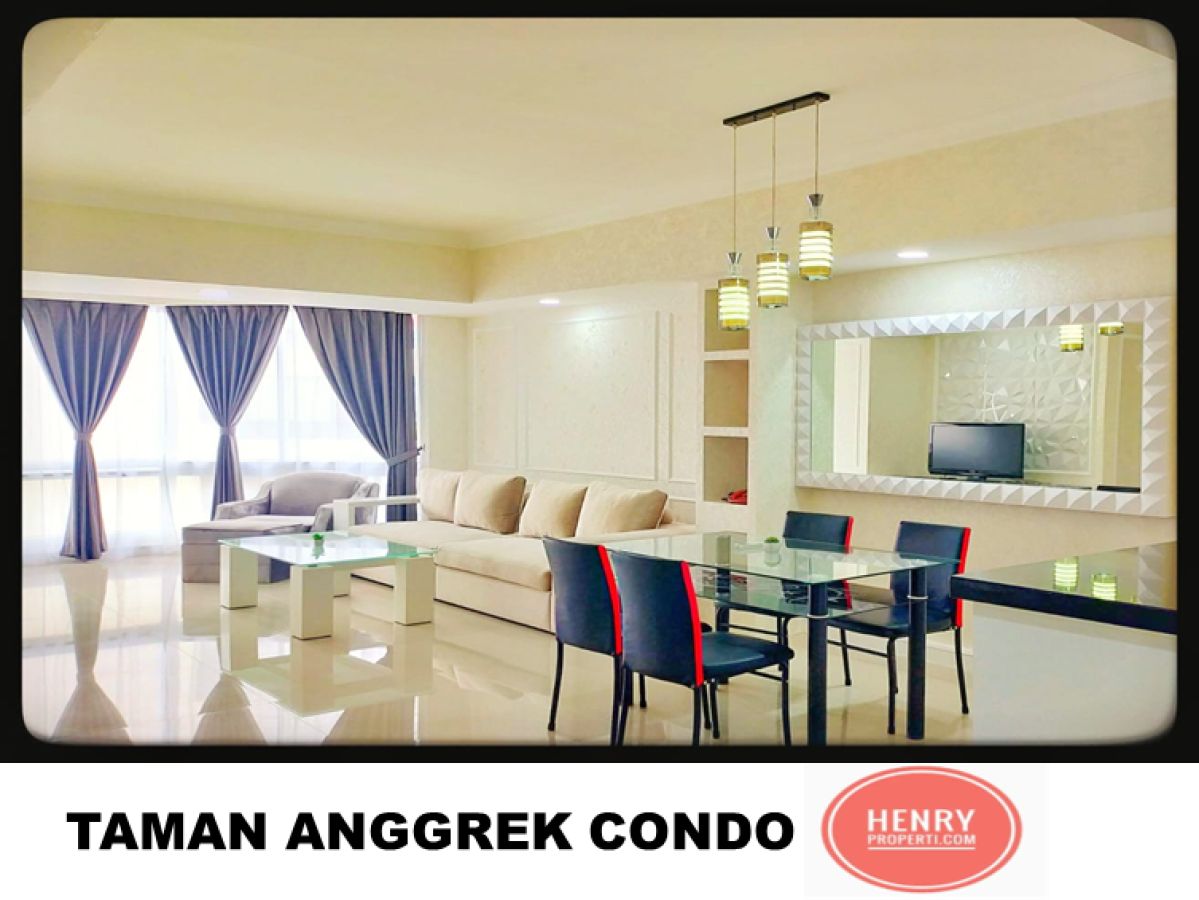 Taman Anggrek Condominium Dijual 2+1BR Full Renov Harga Spesial Tahun Macan