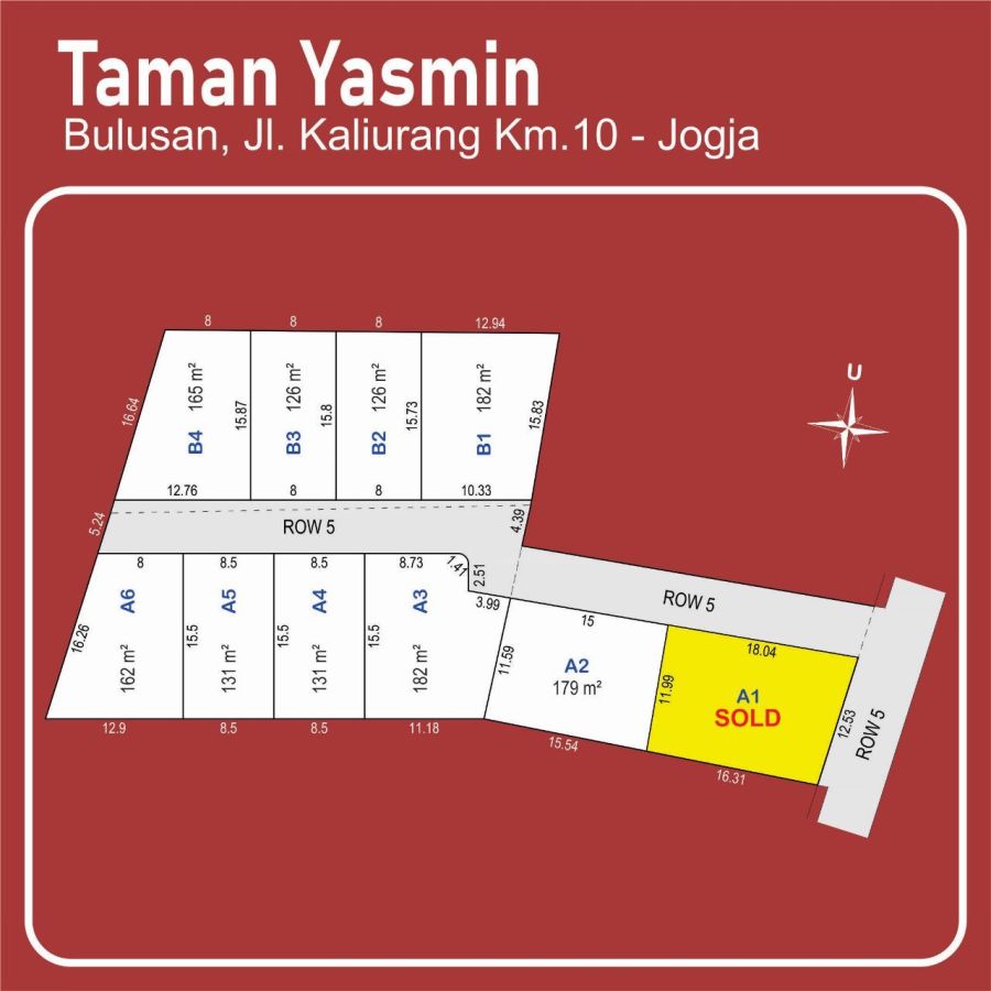 Tanah Premium Utara Sekolah BIAS Jl Kaliurang Km 10 Yogyakarta