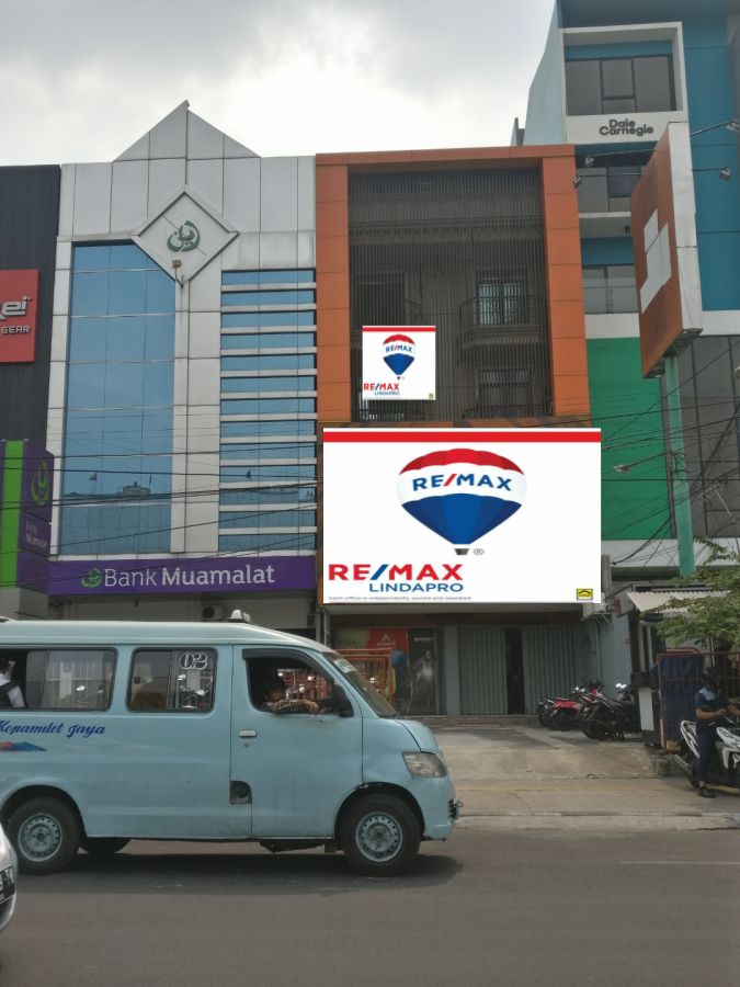 Ruko Rawamangun 4 Lantai 8x24m Pinggir Jalan Raya Depan Mall Arion