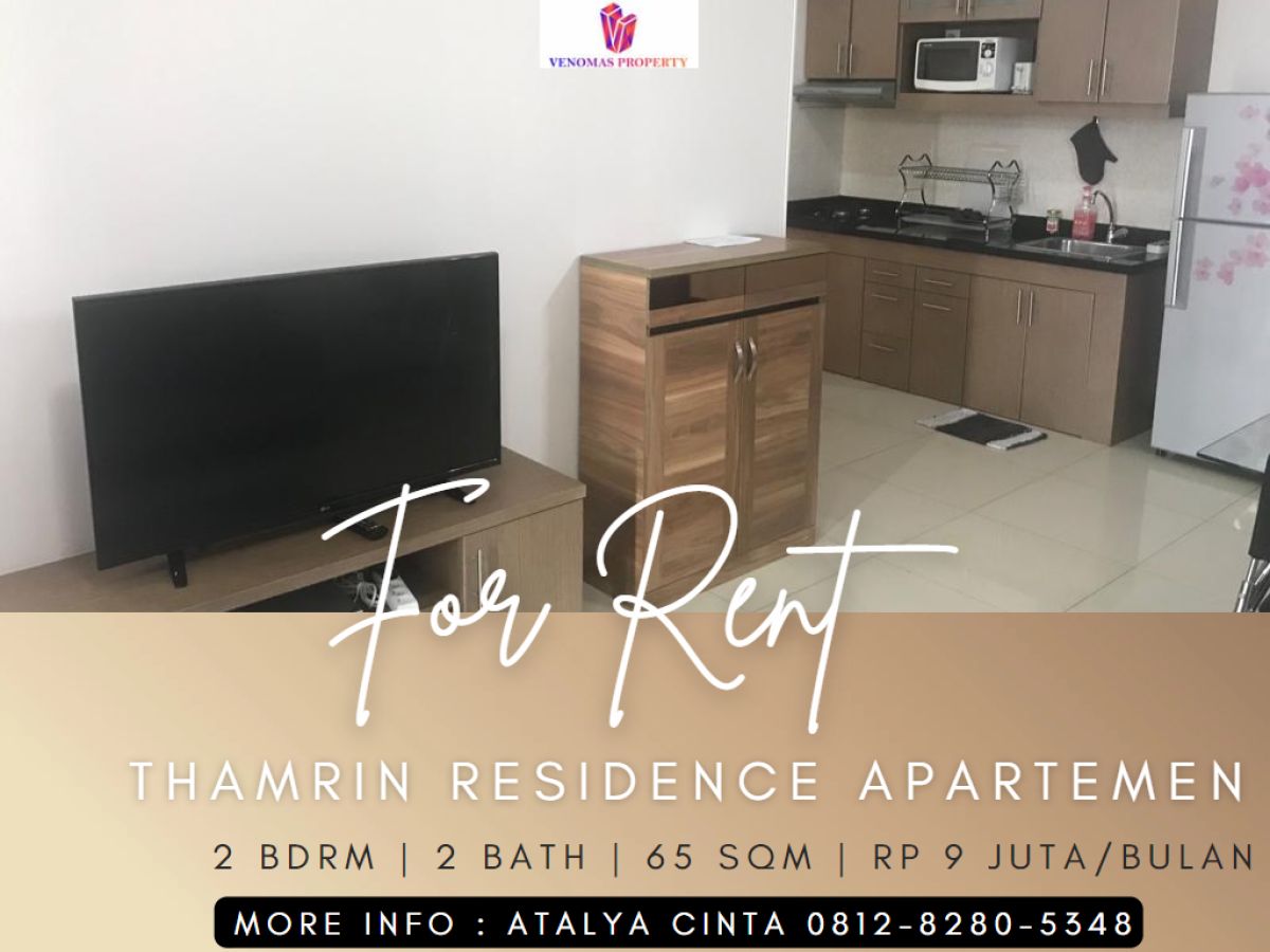 Disewakan Apartement Thamrin Residence 2BR Full Furnished High Floor