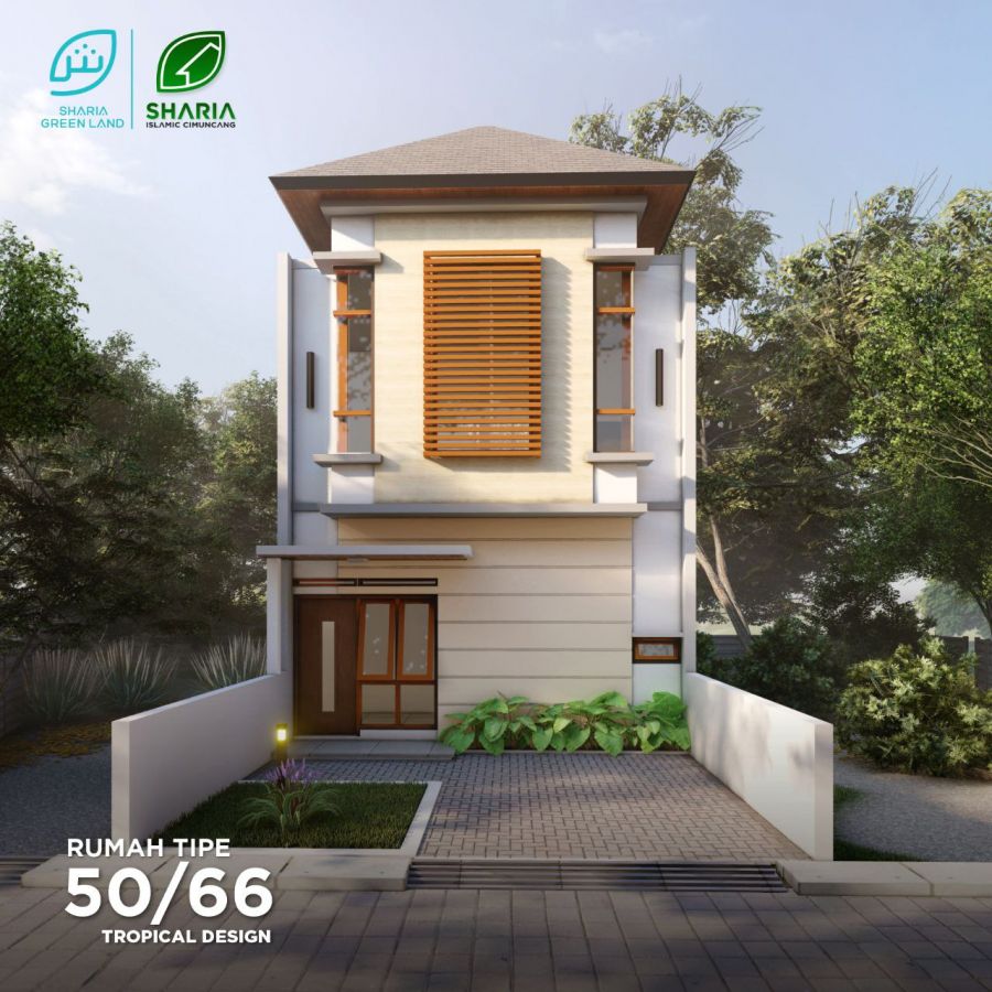 Rumah minimalis modern tropical dengan konsep lingkungan islami