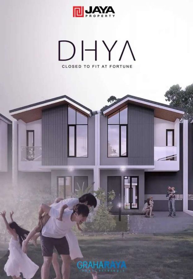 DHYA DP 0% Fortune Garden Brand New Rumah Graha Raya Bintaro