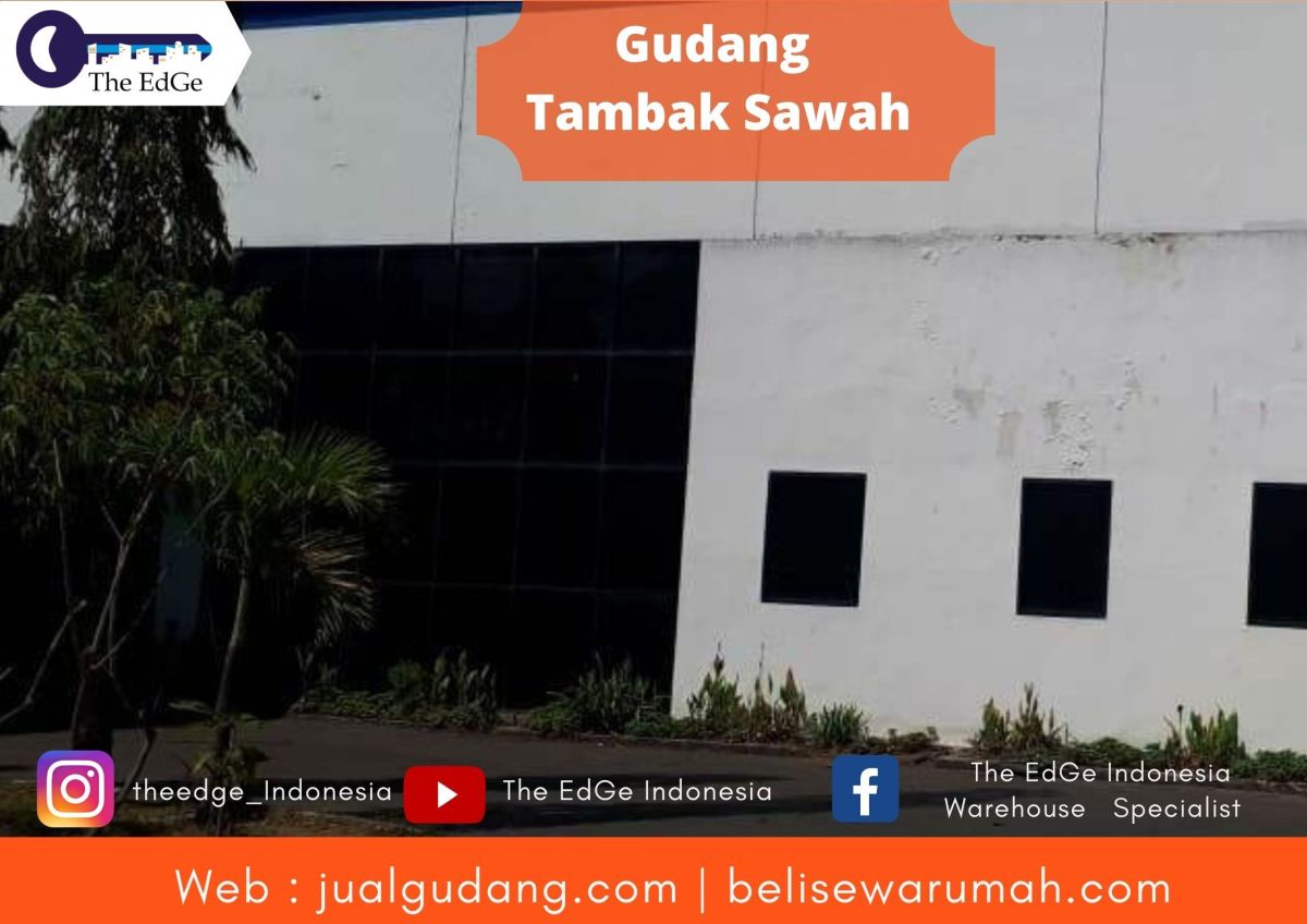 Disewakan Gudang Siap Pakai Luas 2.035 m2 Tambak Sawah Unit 1 – The