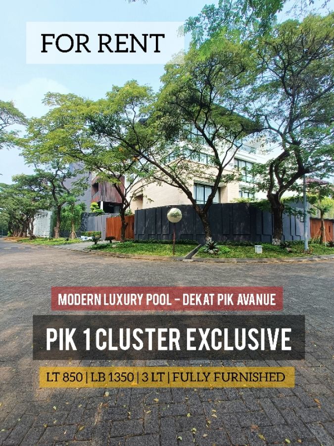 PIK 1 Modern Pool Luxury Cluster Exclusive Dkt PIK Avanue