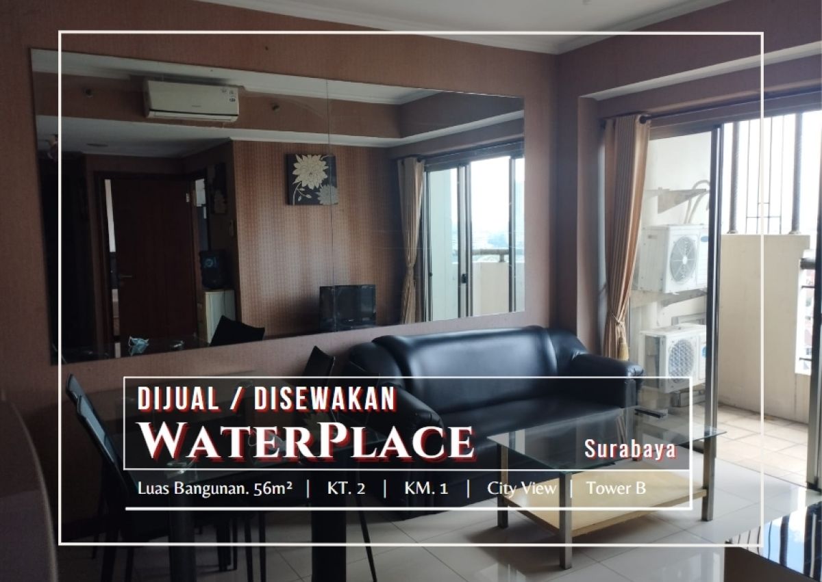 Apartemen Waterplace Surabaya 2 BR Furnished