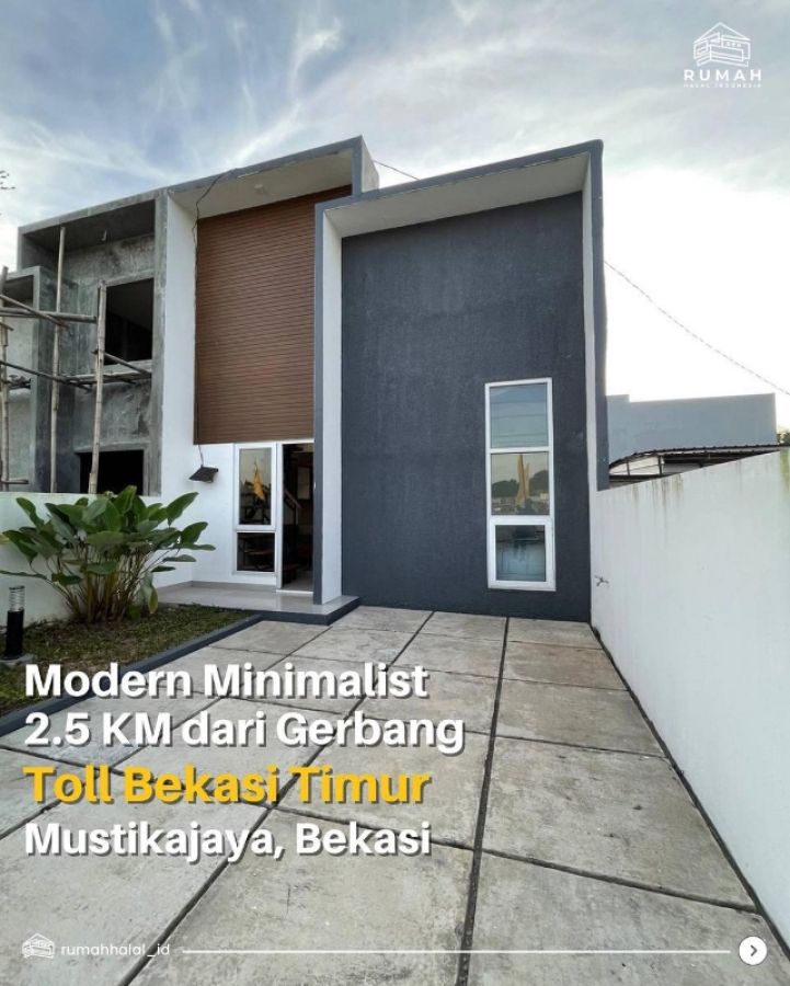 Rumah syariah di Bekasi, modern minimalis.