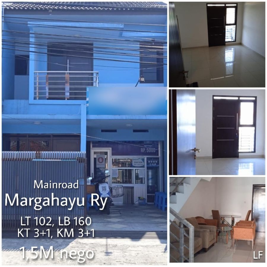Rumah di Margahayu Raya Mainroad Ramai