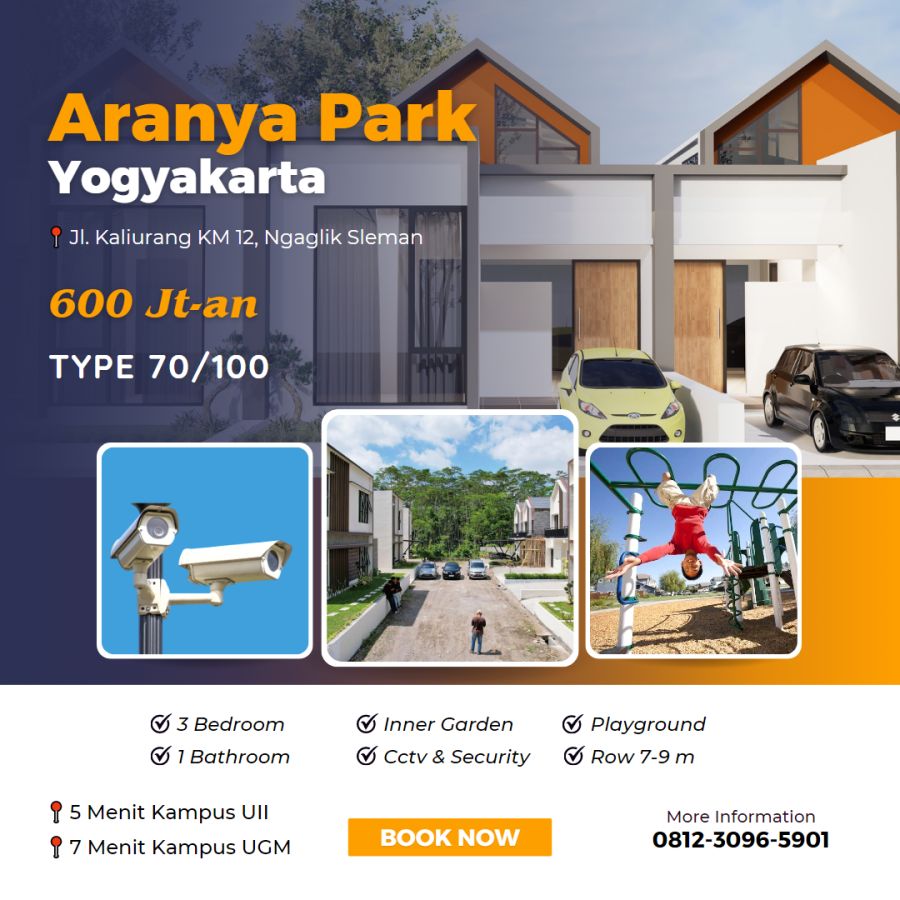 Rumah Dijual Ngaglik Sleman Luas 100 Dekat Kampus UII Yogyakarta