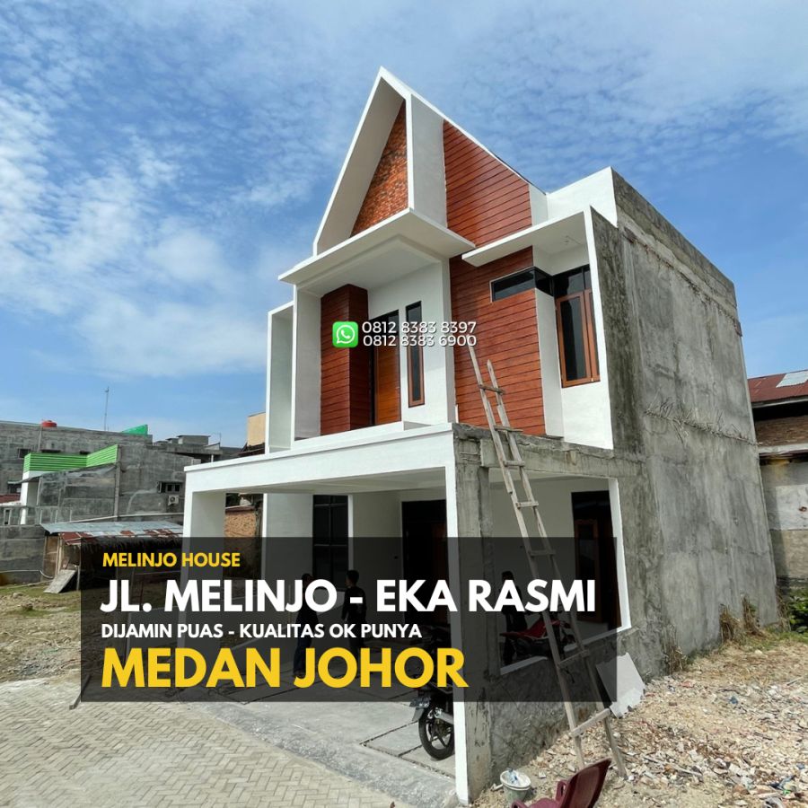 Rumah Mewah Murah Nyaman dan Tenang Kawasan Medan Johor-Melinjo House