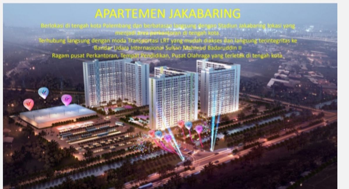 Apartemen Jakabaring Palembang