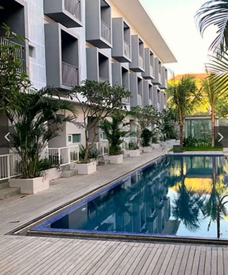 Apartemen di pusat kota Denpasar dengan kolam renang luas