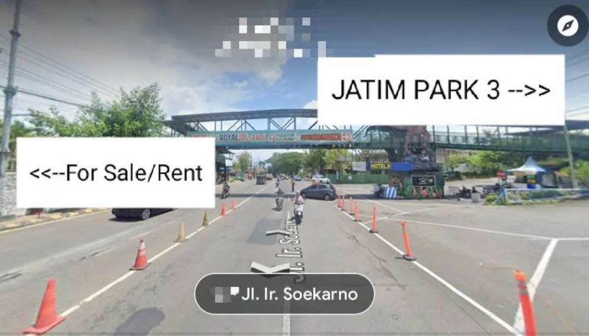 Tanah Luas 2550m2 Raya IR SOEKARNO BATU Depan JATIM PARK 3