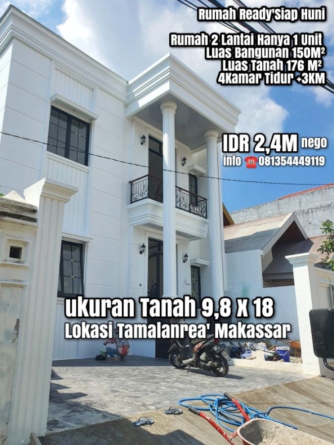 jual rumah baru Tamalanrea Makassar