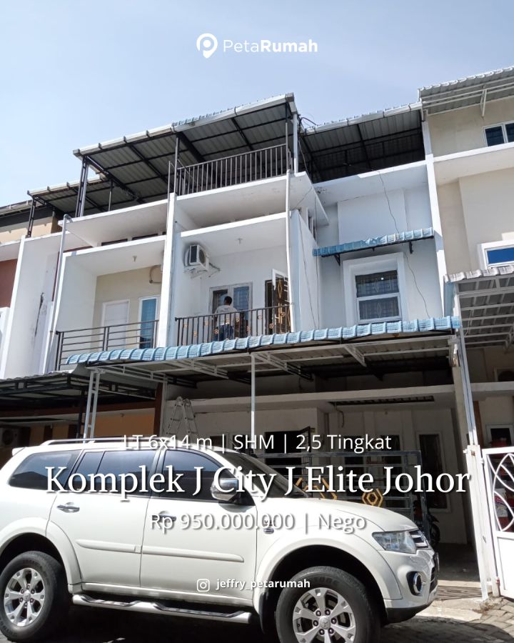 Dijual Cepat Villa J City Cluster J Elite Jalan Karya Wisata Termurah