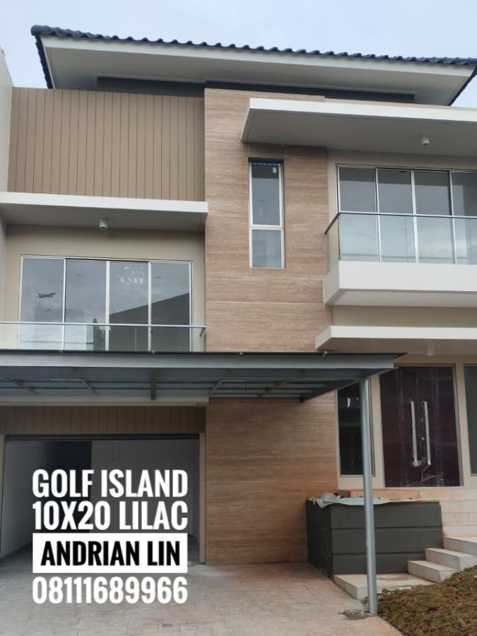 Disewakan Rumah Golf Island Pik Tipe Lilac Uk 10x20 Harga Murah