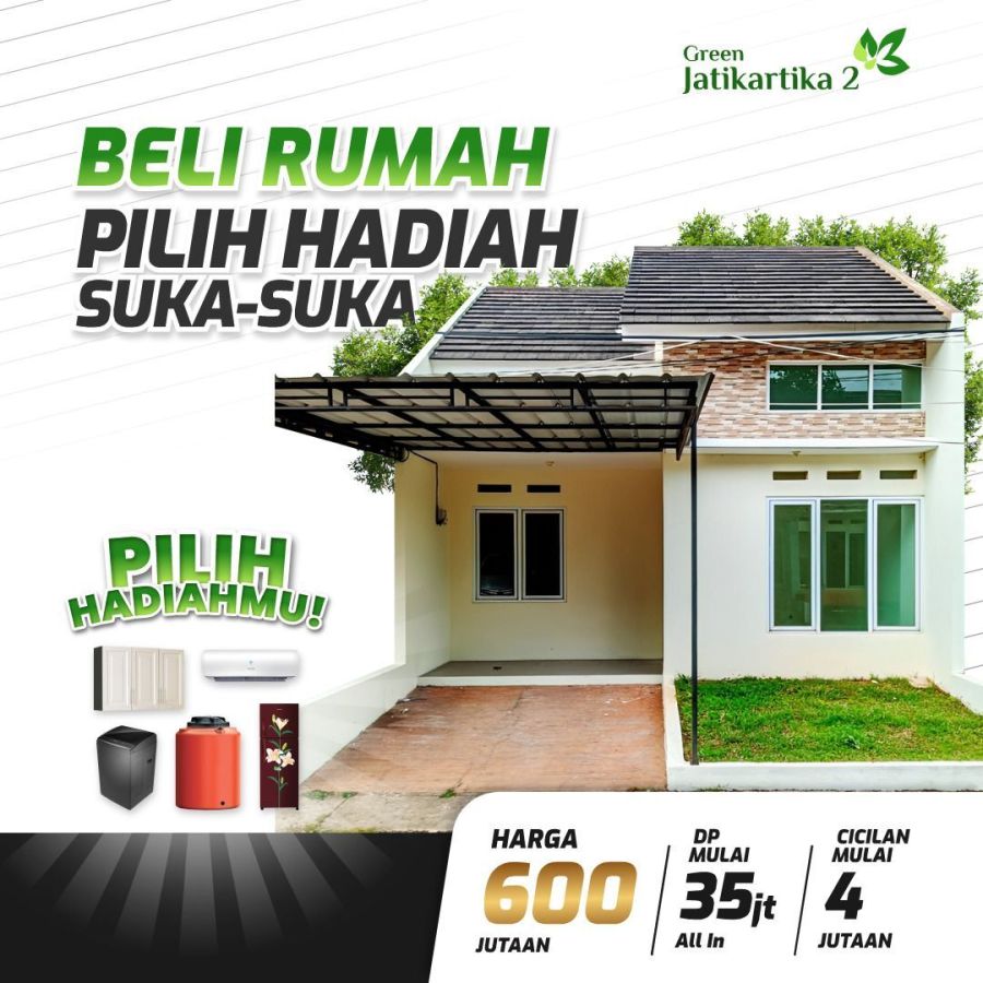 Dijual Rumah Modern Bekasi-Green Jatikartika 2