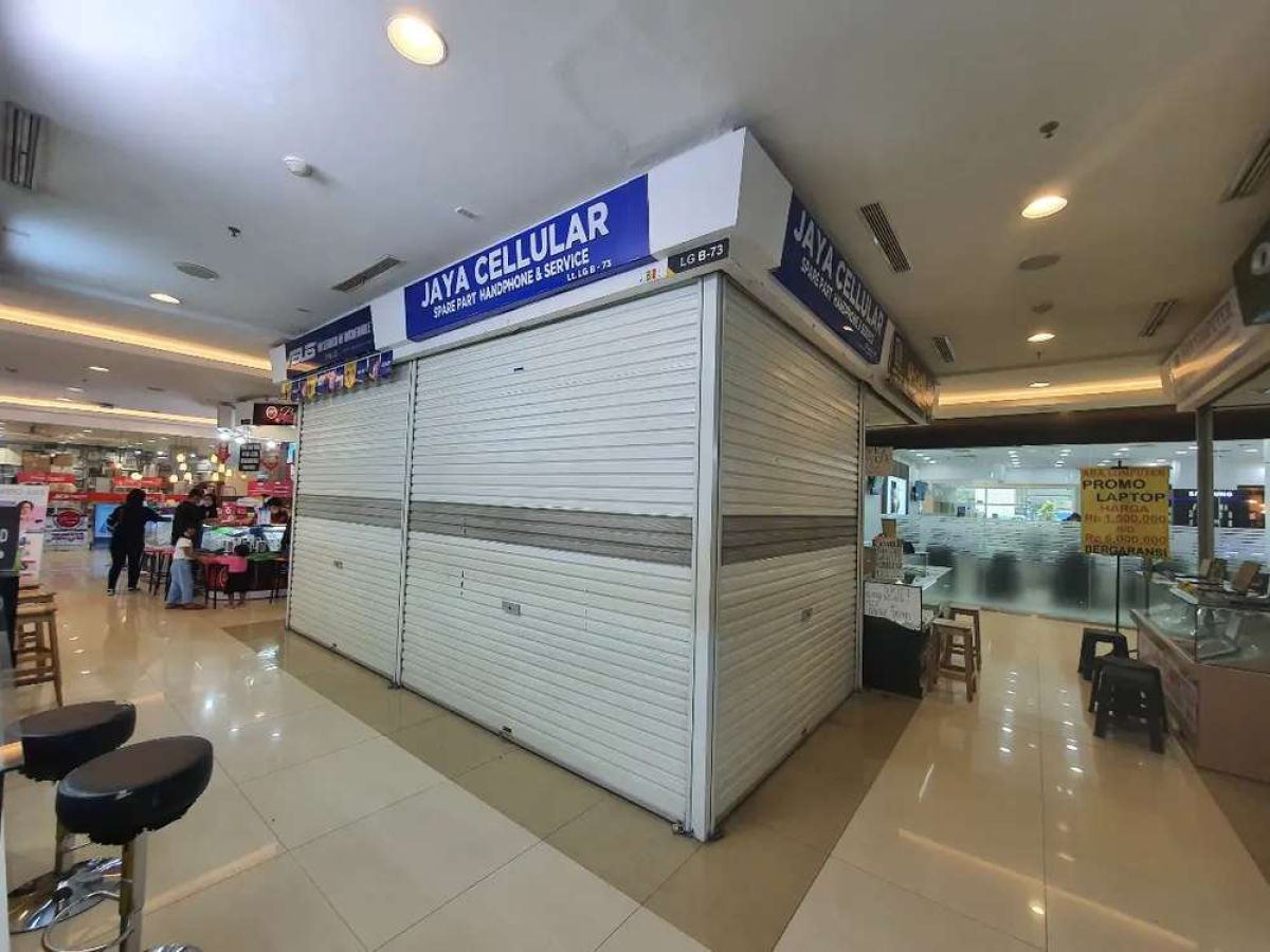 Jual cepat kios toko Tangcity Mall Kota Tangerang