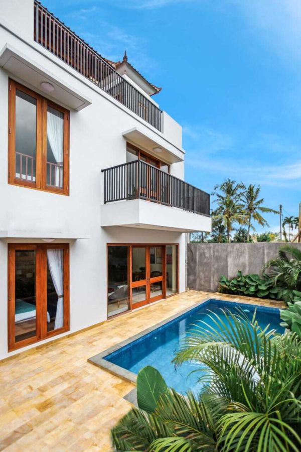 Villa dijual, 3 kamar tidur, kolam renang, di Ubud, Gianyar, Bali