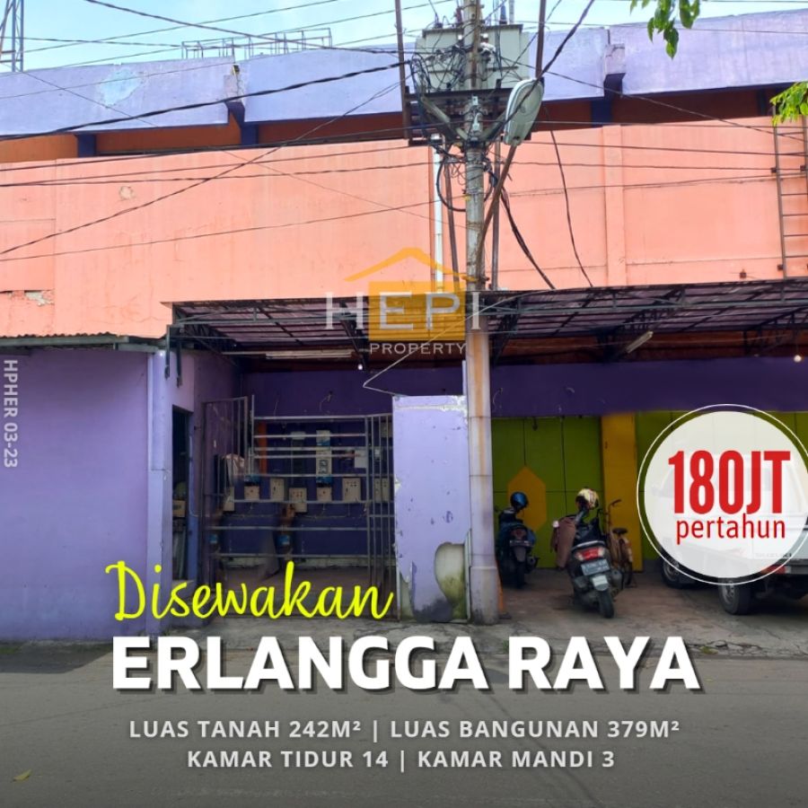 Disewakan Ruko di Erlangga Raya Semarang