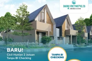 New Daru Metropolis Rumah Unik Dan Murah Hanya 190 Juta An Dan Tanpa Bi Ckecking