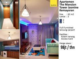 Di Sewa Apartemen The Mansion Tower Jasmine Kemayoran Sunter