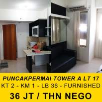 Kontrak Murah Apartemen Puncak Permai Full Furnished