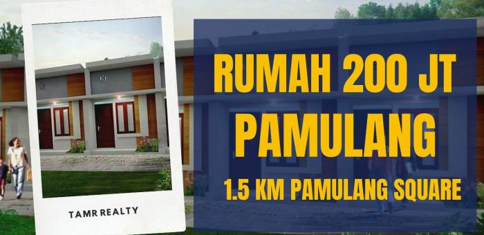 Rumah Murah Di Tangerang Selatan Di Bawah 200 Juta Lamudi