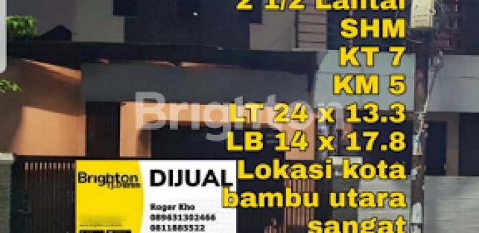 Rumah Dijual Di Kota Bambu Kota Jakarta Barat Lamudi